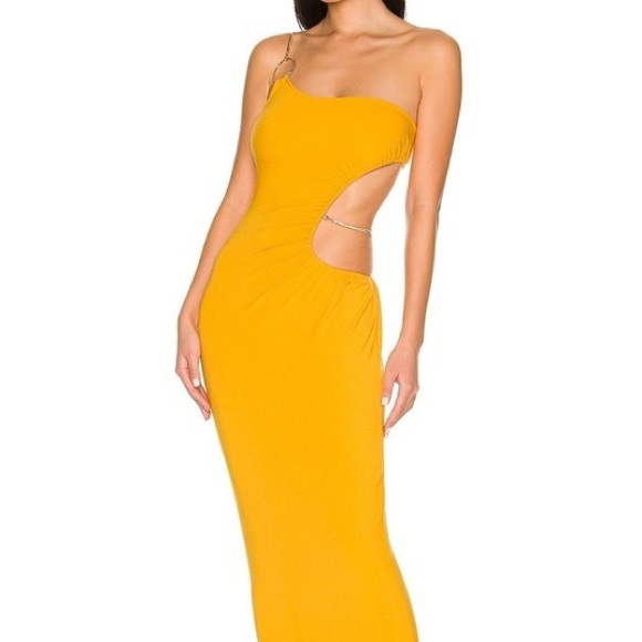 WeWoreWhat Snake Chain Jersey CutOut Dress - Picture 7 of 7